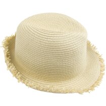 Sombrero de paja con flecos personalizado Sombrero de paja con flecos personalizado