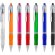 Bolígrafo traslúcido en plástico de colores personalizado