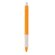 Bolígrafo ergonómico de colores con clip Naranja