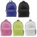 Mochila clásica con bolsillos con logo