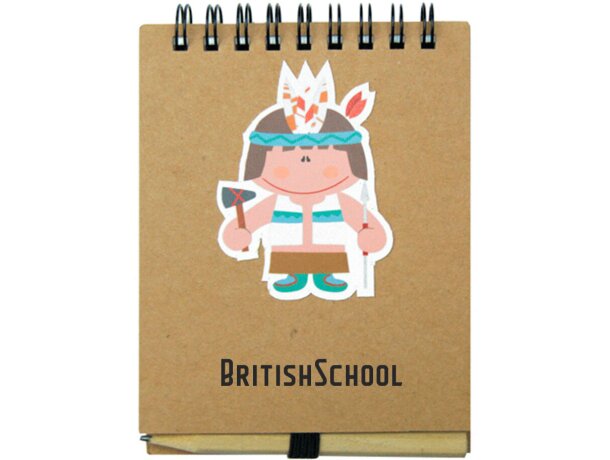 Libreta infantil indios barato