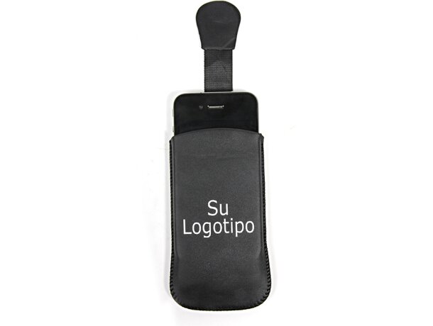 Protector de móvil en polipiel con logo