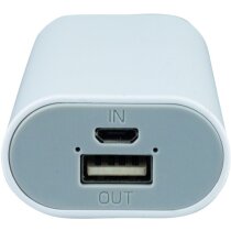 Batería portátil de 4000 mah en blanco personalizada Batería portátil de 4000 mah en blanco personalizada