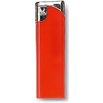 Mechero electrónico extra plano personalizado rojo Mechero electrónico extra plano personalizado rojo
