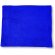 toalla de microfibra de colores con funda personalizada azul
