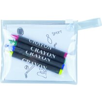 Set para colorear con láminas y ceras personalizada Set para colorear con láminas y ceras personalizada