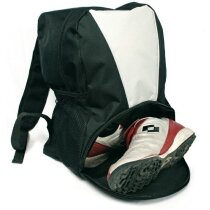 Mochila con bolsillo para zapatillas negra Mochila con bolsillo para zapatillas negra