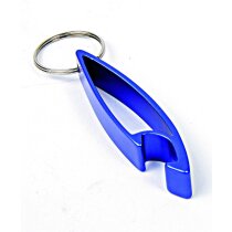 Llavero con abridor de metal personalizado azul Llavero con abridor de metal personalizado azul