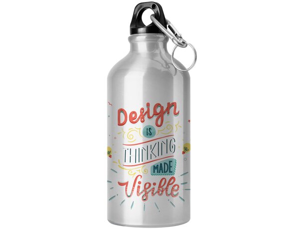 Botella aluminio 600 cc personalizada