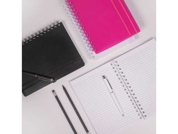 Libreta con tapas de polipropileno de colores merchandising
