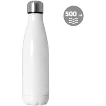 Termo Seven blanco acero sublimable 500 ml