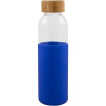 Botella cristal 500 ml personalizada con bambú