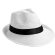 Sombrero de colores blanco