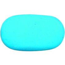 Goma de borrar ovalada personalizada azul Goma de borrar ovalada personalizada azul