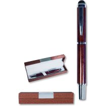 Estuche de roller madera en tinta negra Estuche de roller madera en tinta negra