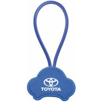 Llaveros de coche aluminio con borde y correa silicona Drive