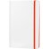 Libreta con marcapáginas Rojo