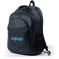 Mochila de nylon con mallas laterales Mochila de nylon con mallas laterales