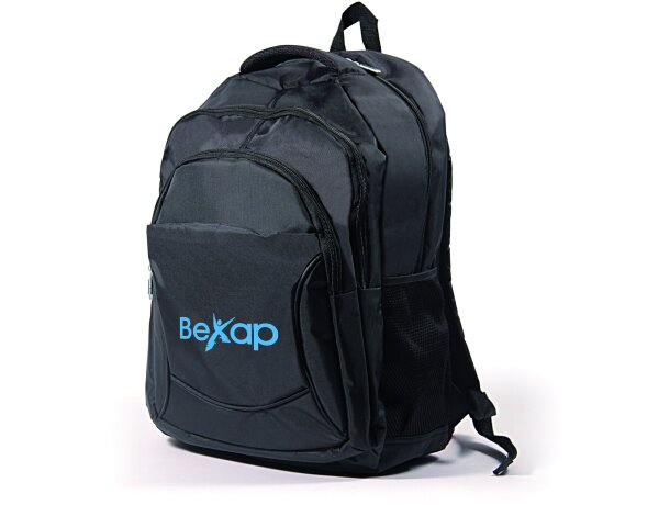 Mochila de nylon con mallas laterales Mochila de nylon con mallas laterales