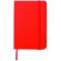 Bloc de notas de colores con tapa rígida roja