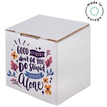 Caja cuppa blanca personalizado