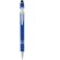 Bolígrafos con puntero táctil aluminio con caucho colorido tinta azul Azul