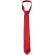 Corbata de poliester en colores rojo