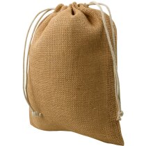 Bolsa de yute personalizada Pacific natural con cordón 270gr 16x20