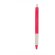 Bolígrafo ergonómico de colores con clip Fucsia