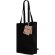 Bolsa algodón fairtrade cliff black detalle 3