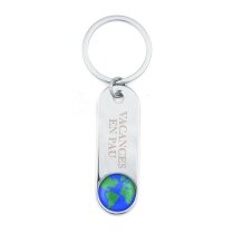Llavero alargado de metal personalizado Llavero alargado de metal personalizado