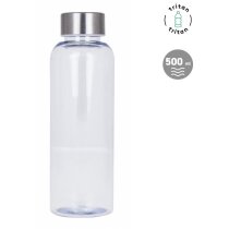 Botella reutilizable de plástico resistente