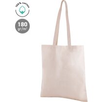 Bolsa de tela algodón canvas natural asas largas