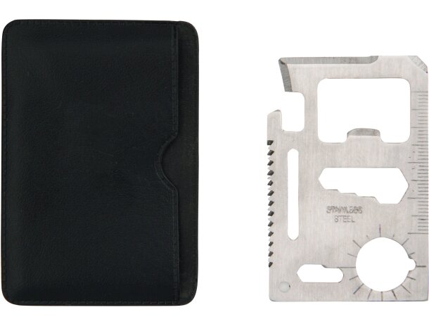 Tarjeta con funda multieherramientas personalizada Tarjeta con funda multieherramientas personalizada