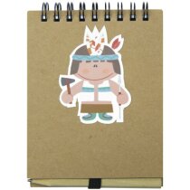 Libreta infantil indios personalizada Libreta infantil indios personalizada