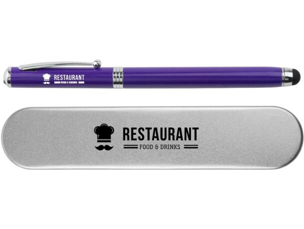 Bolígrafo de aluminio 4 en 1 personalizado