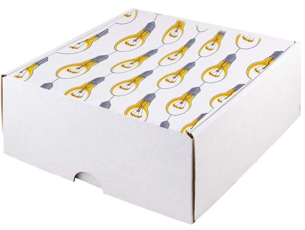 Caja automontable midi blanca personalizado