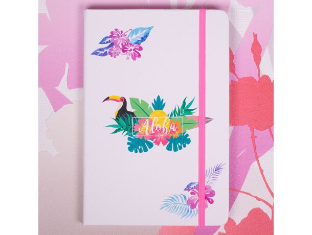 Libreta con marcapáginas personalizado