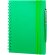 Libreta con tapas de polipropileno de colores Verde