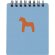 libreta infantil caballito barata azul
