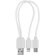 Cable Beta triple conexión MicroUSB Lightning USB-C sin color