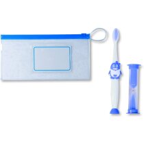 Cepillo De Dientes Infantil En Estuche Personalizado Azul