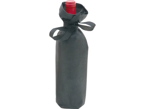 Bolsa de no tejido para 1 botella con lazo personalizada