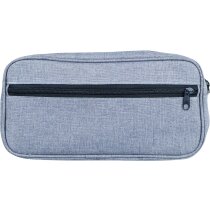 Neceser con acabado en vaquero gris personalizado Neceser con acabado en vaquero gris personalizado