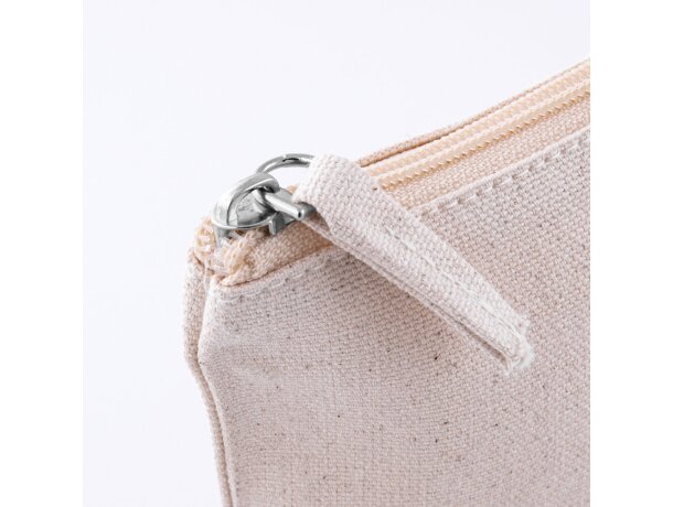 Neceser color natural de algodón fairtrade 280 g/m2 Clark detalle 6