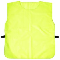 Peto para correr en alta visibilidad merchandising amarillo Peto para correr en alta visibilidad merchandising amarillo