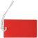 Identificador de maletas para merchandising moderno de plástico Flight Rojo