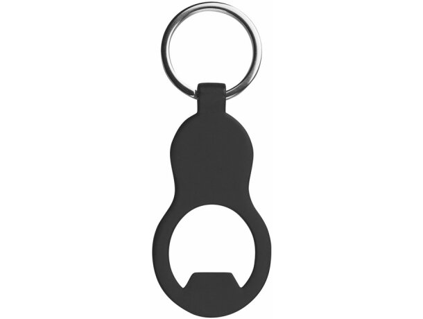 Llavero de aluminio mate con abridor personalizado