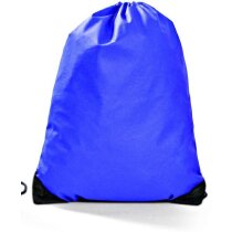 Mochila non woven con tiradores reforzados azul Mochila non woven con tiradores reforzados azul