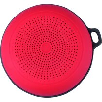 Altavoz inalámbrico de plástico con radio personalizado rojo Altavoz inalámbrico de plástico con radio personalizado rojo